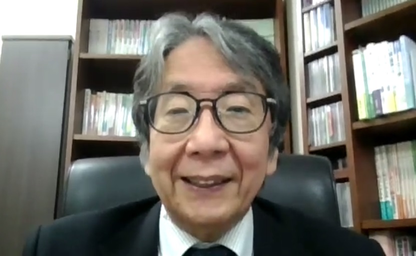 髙瀬義昌先生 講演の様子（くすりと健康2021 秋季）